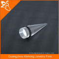 CLEAR Acrylic Ear Stretching Taper Plug Expander with "o"ring body piercing jewelry1.2mm - 20mm